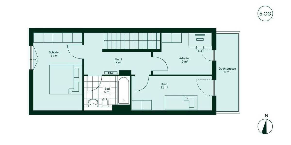 Etagenwohnung Düsseldorf Benrath - 4 Zimmer, 100 m&sup2;, 579.900&euro; | Angebot:25938556