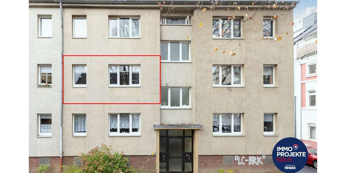 Etagenwohnung Köln Kalk - 3 Zimmer, 58 m&sup2;, 199.000&euro; | Angebot:24973409