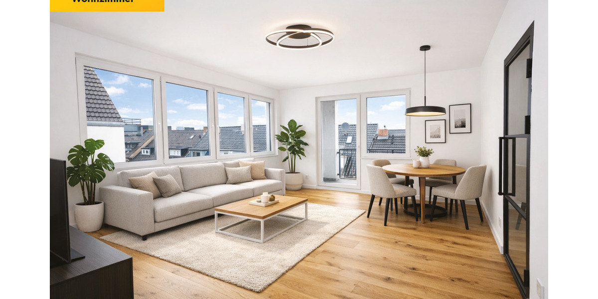 Etagenwohnung Köln Altstadt-Süd - 2 Zimmer, 65 m&sup2;, 429.000&euro; | Angebot:25701208