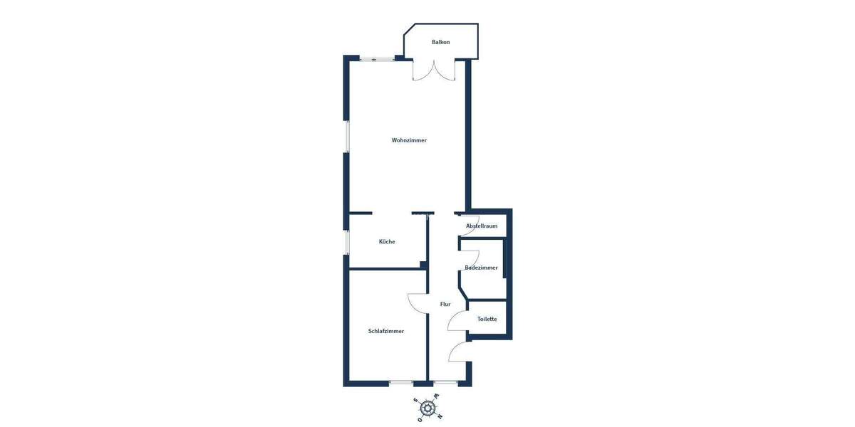 Etagenwohnung Köln Niehl - 2 Zimmer, 60 m&sup2;, 284.000&euro; | Angebot:25737447