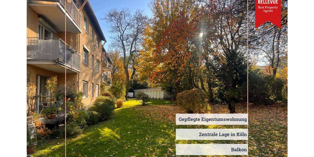 Etagenwohnung Köln Lindenthal - 2 Zimmer, 50 m&sup2;, 259.000&euro; | Angebot:24615356