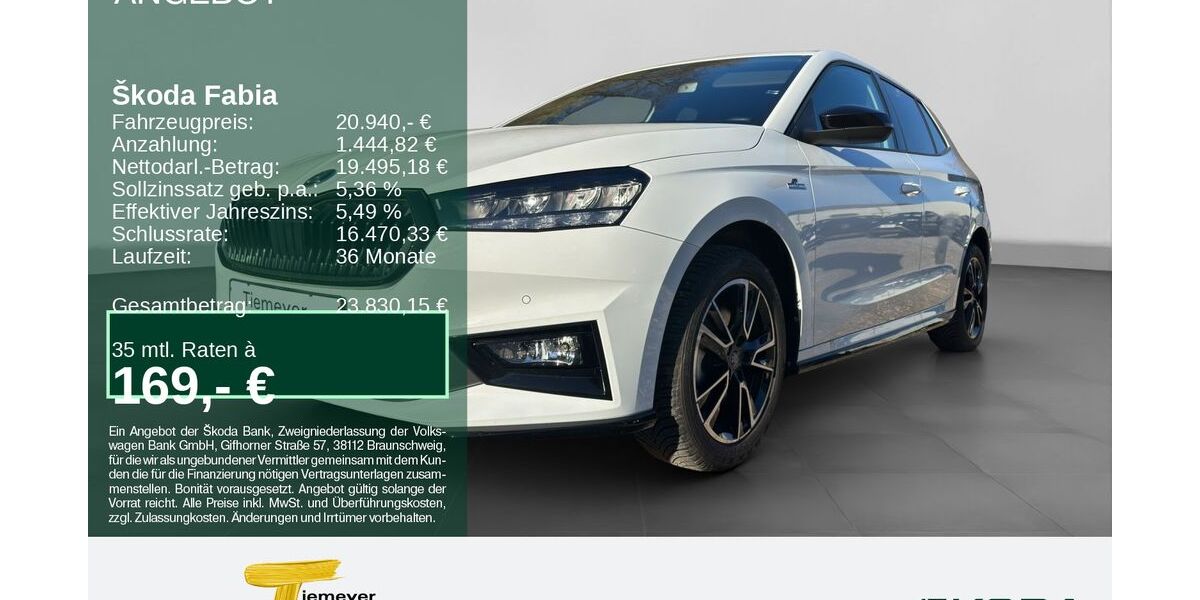 Skoda Fabia 23.014 km 20.590 &euro; Remscheid 42857