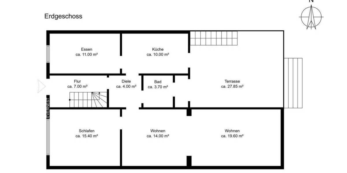 Reihenmittelhaus Korschenbroich - 7 Zimmer, 189 m&sup2;, 499.000&euro; | Angebot:25686404