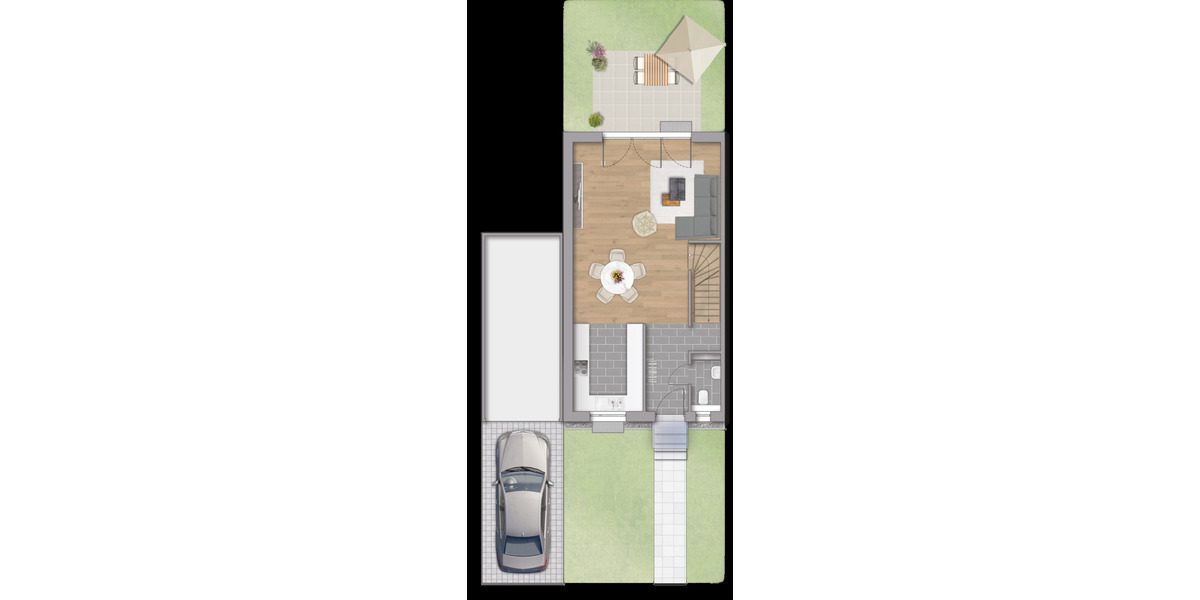 Doppelhaushälfte Grevenbroich Elsen - 5 Zimmer, 132 m&sup2;, 592.900&euro; | Angebot:25669657