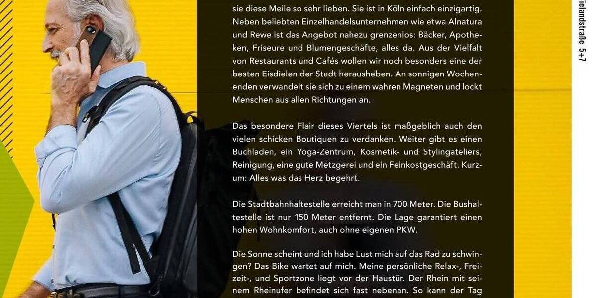 Etagenwohnung Köln Bayenthal - 2 Zimmer, 48 m&sup2;, 349.000&euro; | Angebot:25667822