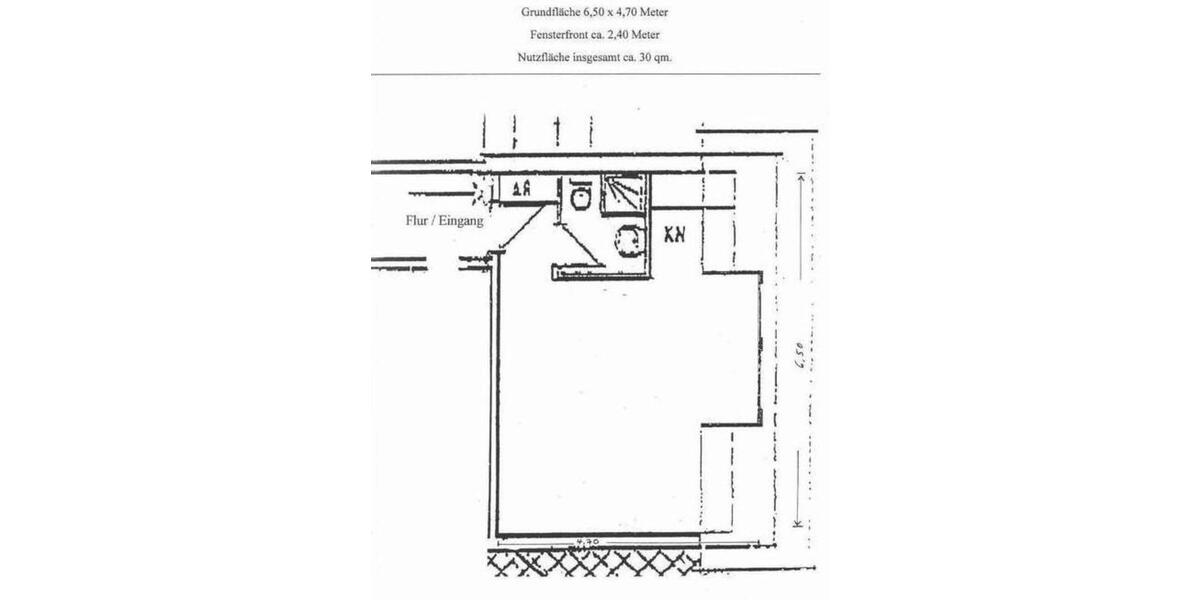 Etagenwohnung Düsseldorf Stadtbezirk 9 - 1 Zimmer, 26 m&sup2;, 112.000&euro; | Angebot:24980623