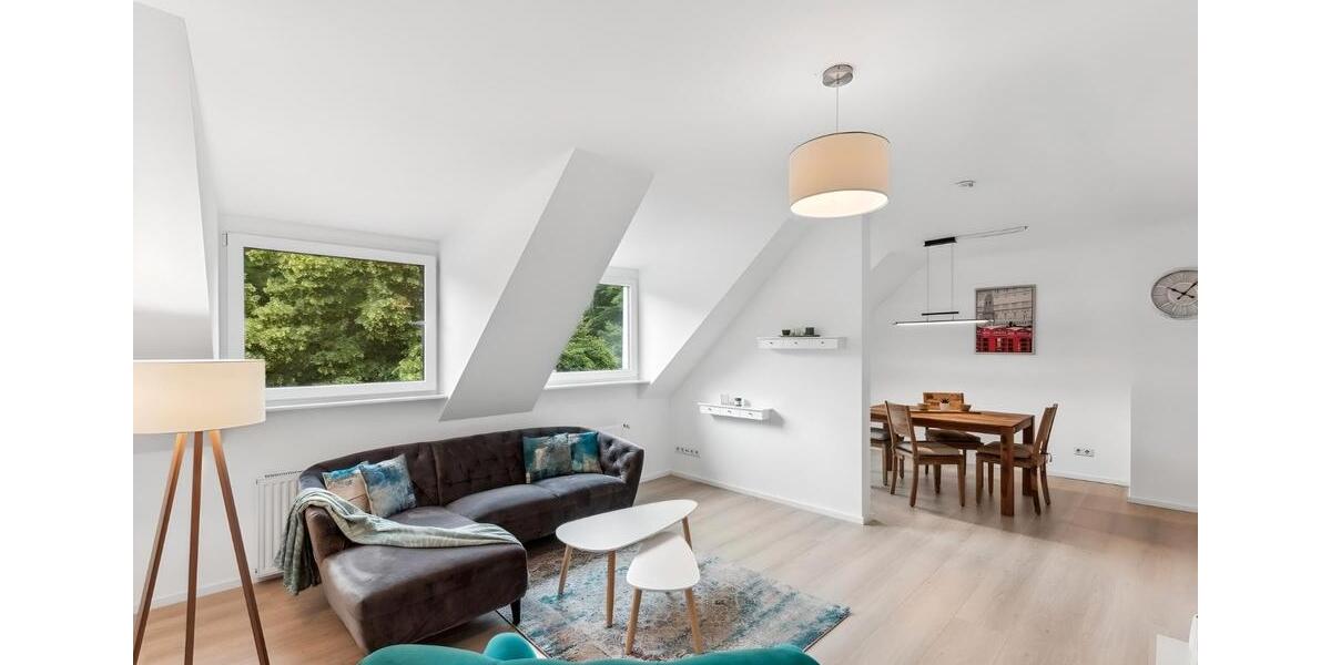 Dachgeschoßwohnung Düsseldorf Stadtbezirk 6 - 2.5 Zimmer, 64 m&sup2;, 1.500&euro; | Angebot:26003661