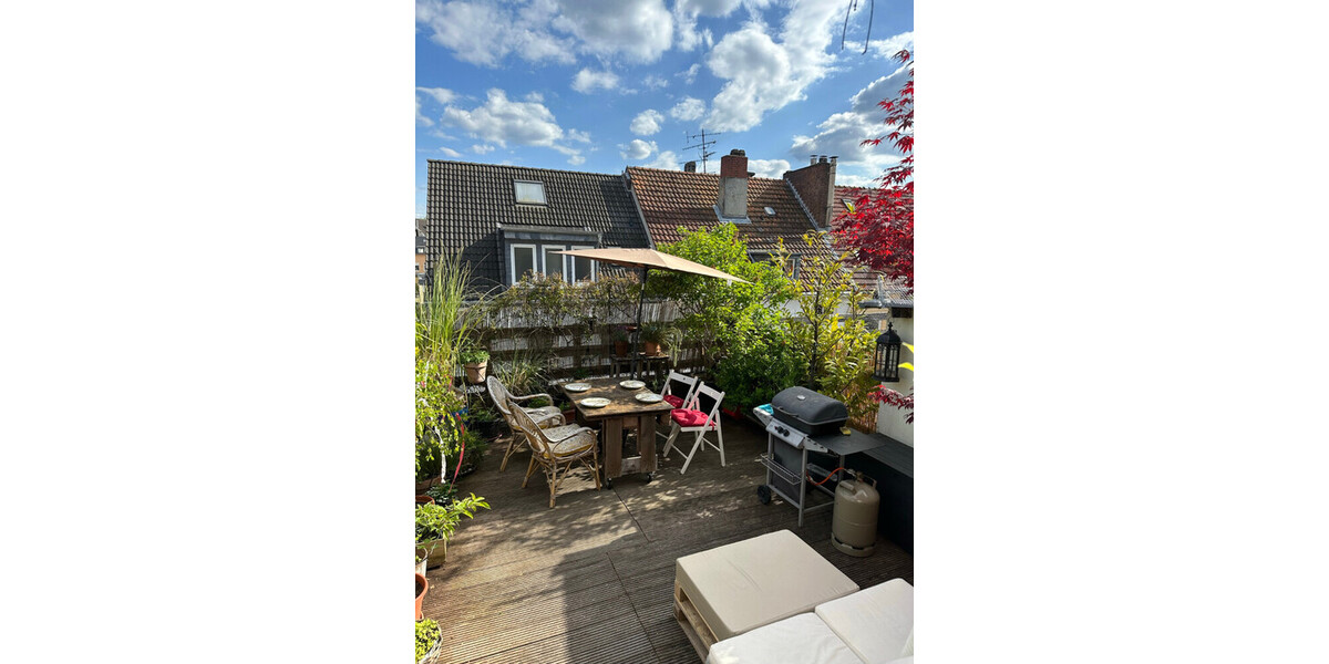 Über den Dächern von Köln Deutz - Sonne pur von der riesigen Dachterrasse genießen - Etagenwohnung Köln Deutz Deutz | Angebot:27345244