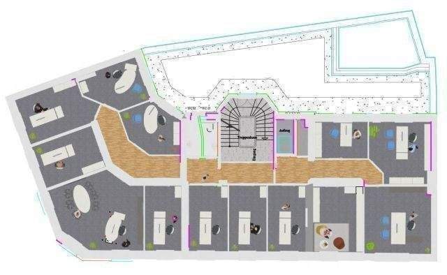 Gewerbeobjekt Düsseldorf Stadtmitte - 1 Zimmer, 230 m&sup2;, 3.105&euro; | Angebot:26554979