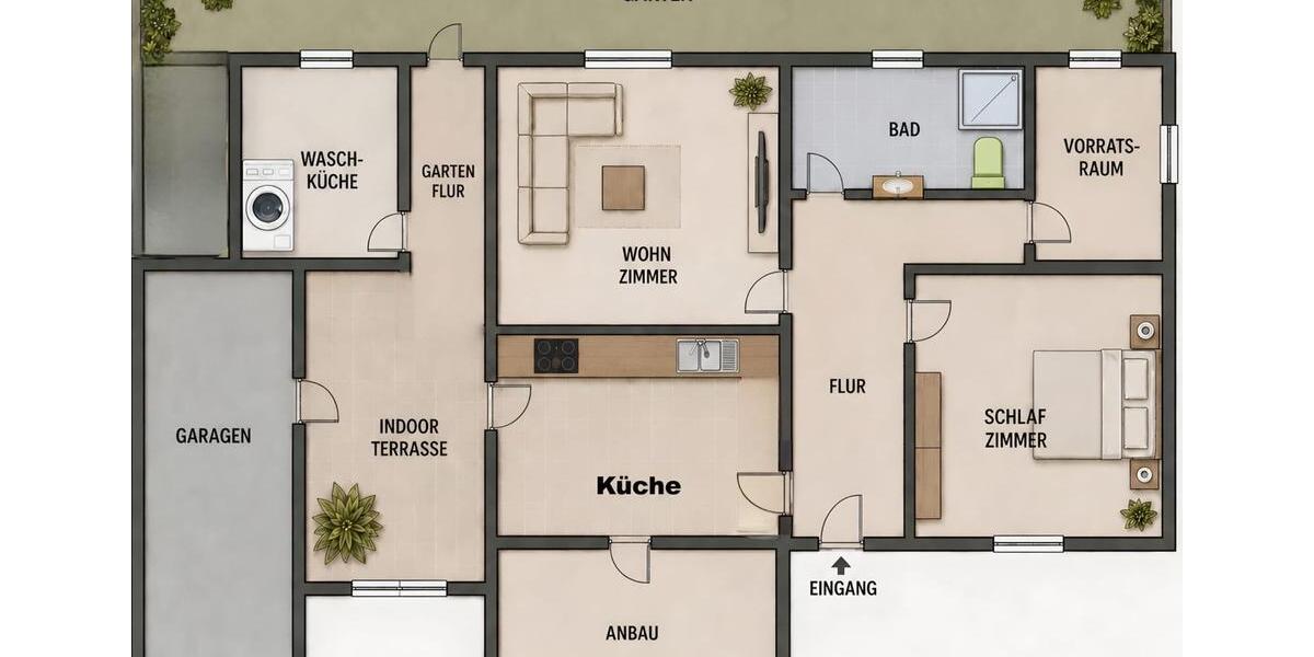 Bungalow Bedburg - 4 Zimmer, 100 m&sup2;, 319.000&euro; | Angebot:26720823
