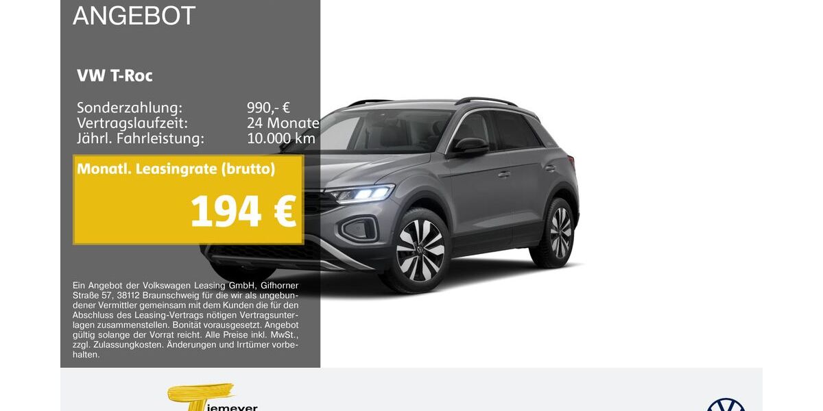 VW T-Roc 16.266 km 21.590 &euro; Remscheid 42897
