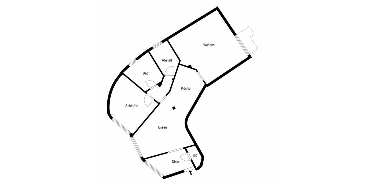 Etagenwohnung Frechen - 2 Zimmer, 104 m&sup2;, 1.400&euro; | Angebot:22636105