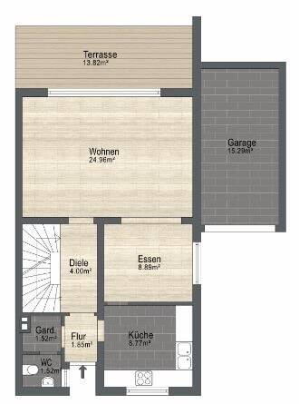 Doppelhaushälfte Leverkusen Lützenkirchen - 4 Zimmer, 94 m&sup2;, 359.000&euro; | Angebot:25996361