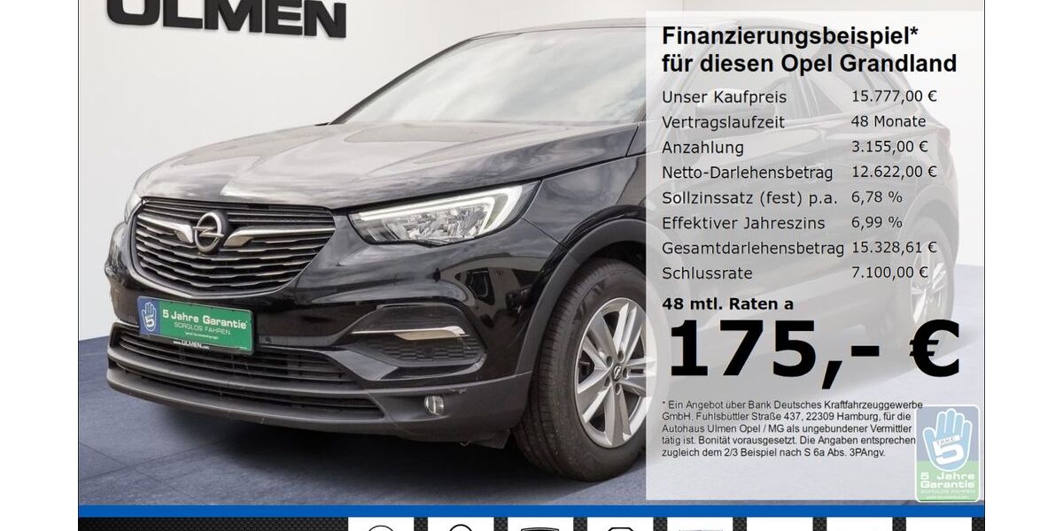 Opel Grandland (X) 89.975 km 15.777 &euro; Düsseldorf 40231