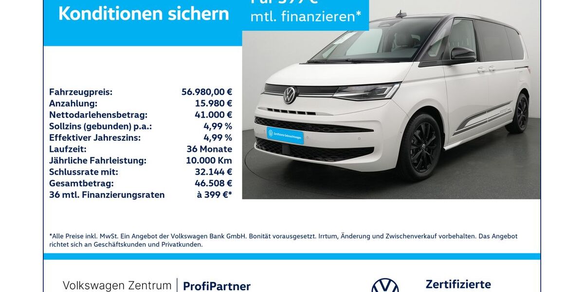 VW T7 Multivan 1.009 km 55.980 &euro; Leverkusen 51379