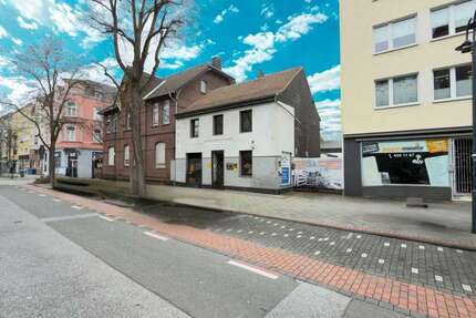 Wohn- und Geschäftshaus mit Baugenehmigung & Entwicklungspotenzial in 1A-Lage - Haus Leverkusen Wiesdorf | Angebot:25832223