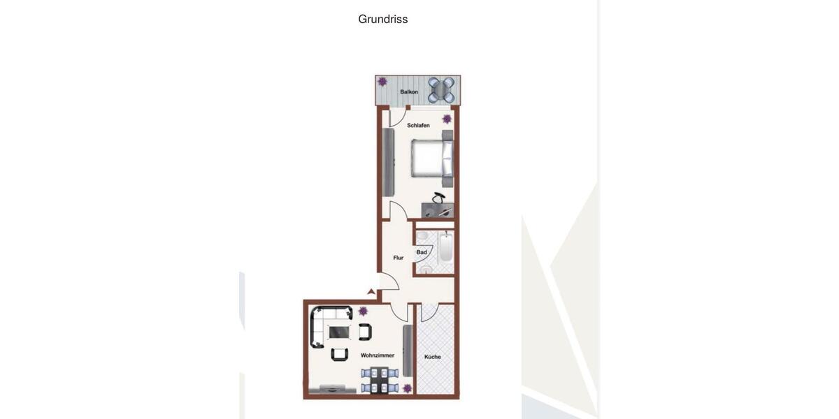 Etagenwohnung Düsseldorf Pempelfort - 2 Zimmer, 59 m&sup2;, 349.000&euro; | Angebot:26709024