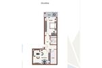 Etagenwohnung Düsseldorf Pempelfort - 2 Zimmer, 59 m&sup2;, 349.000&euro; | Angebot:26709024