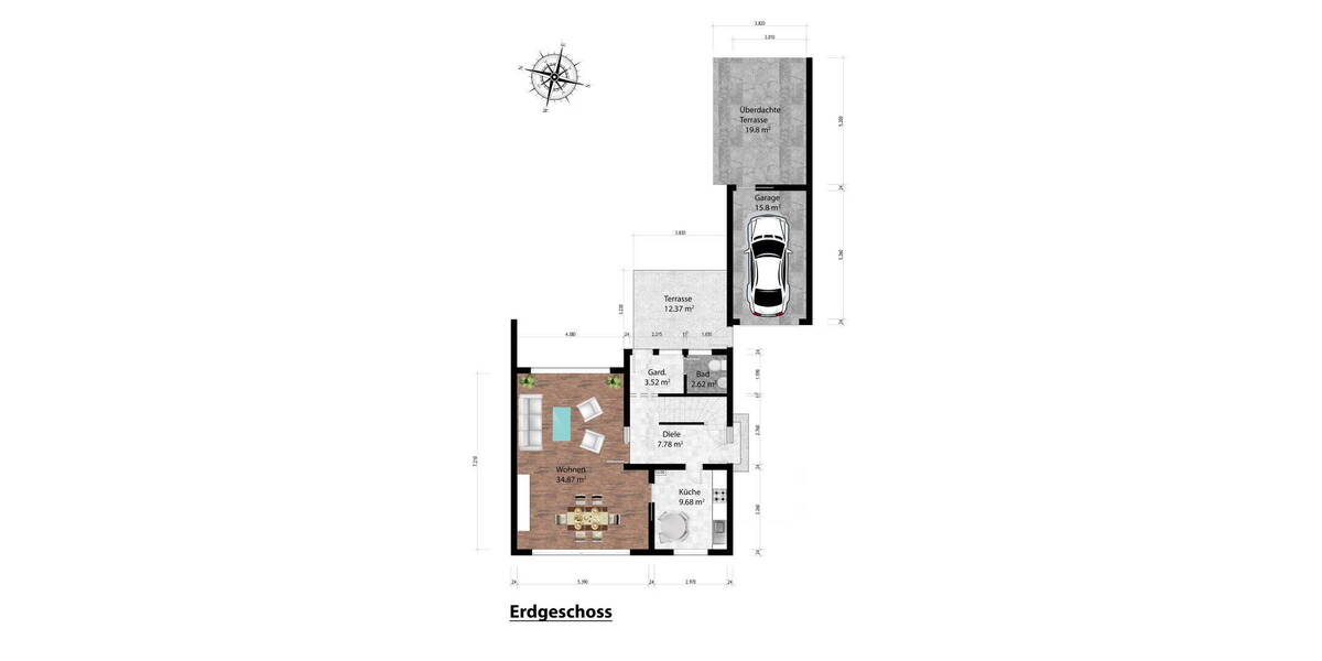 Doppelhaushälfte Köln OT Meschenich Meschenich - 7 Zimmer, 116 m&sup2;, 349.000&euro; | Angebot:26672998