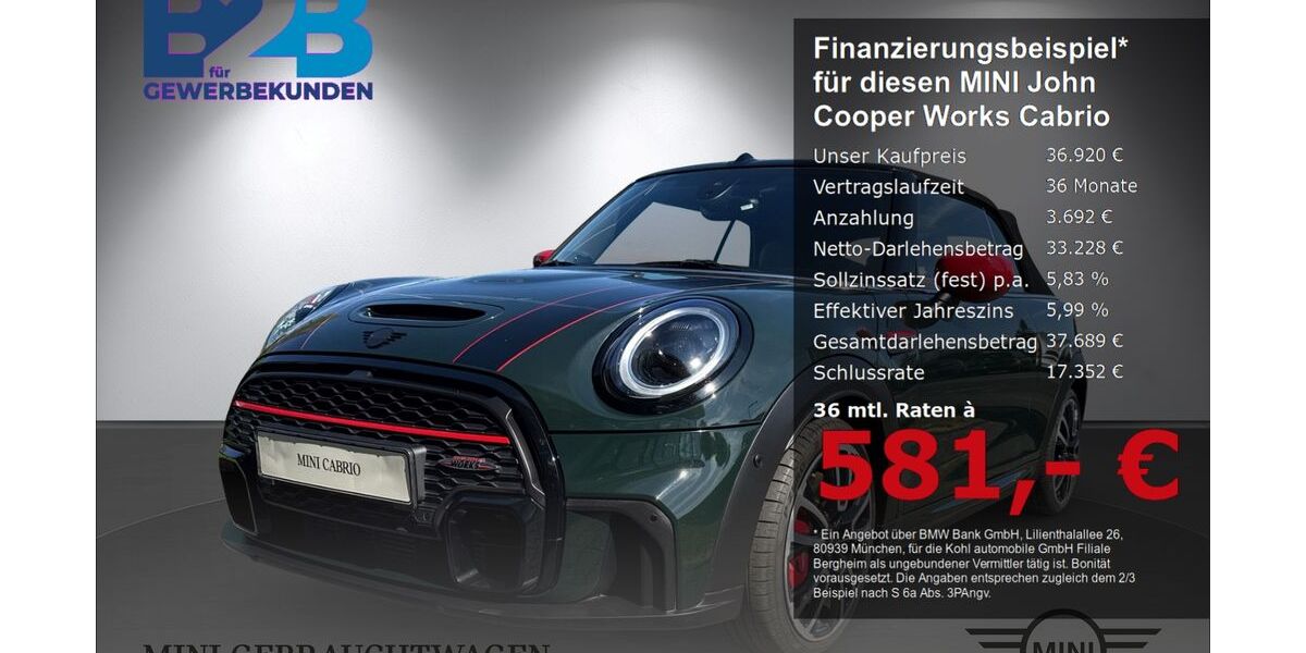 Mini John Cooper Works Cabrio 16.501 km 36.920 &euro; Bergheim 50126