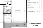 Etagenwohnung Köln Lindenthal - 1 Zimmer, 57 m&sup2;, 850&euro; | Angebot:26698774
