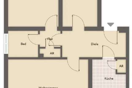 Wohnung Köln Innenstadt - 3 Zimmer, 81 m&sup2;, 448.058&euro; | Angebot:19635372