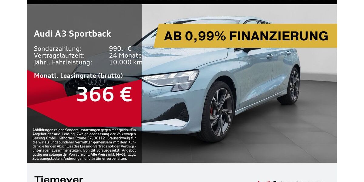 Audi A3 6.140 km 36.490 &euro; Remscheid 42897