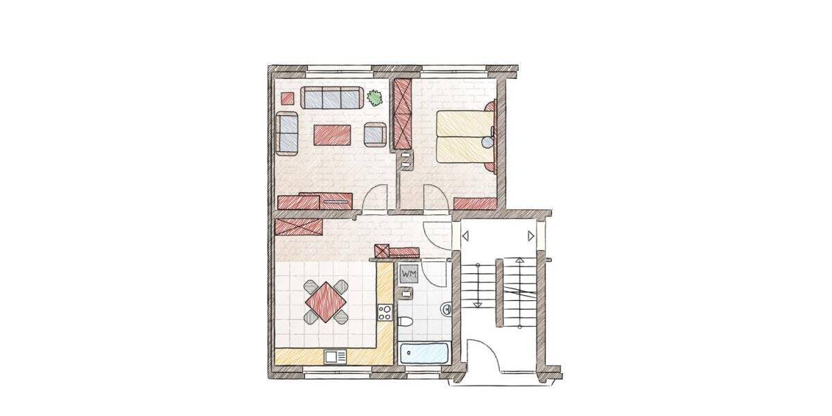 Etagenwohnung Solingen Wald - 1 Zimmer, 269 m&sup2;, 469.000&euro; | Angebot:25742641