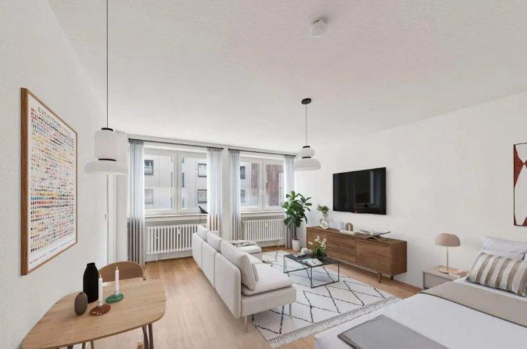 Etagenwohnung Köln Innenstadt - 1 Zimmer, 30 m&sup2;, 850&euro; | Angebot:25967605