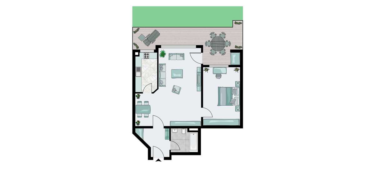 Etagenwohnung Düsseldorf Stadtbezirk 7 - 2 Zimmer, 59 m&sup2;, 220.000&euro; | Angebot:23720101