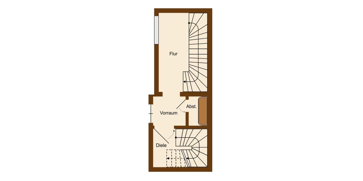Dachgeschoßwohnung Köln Porz - 2 Zimmer, 63 m&sup2;, 239.000&euro; | Angebot:25987835