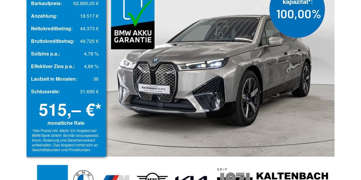 BMW iX 36.712 km 62.390 &euro; Remscheid 42897