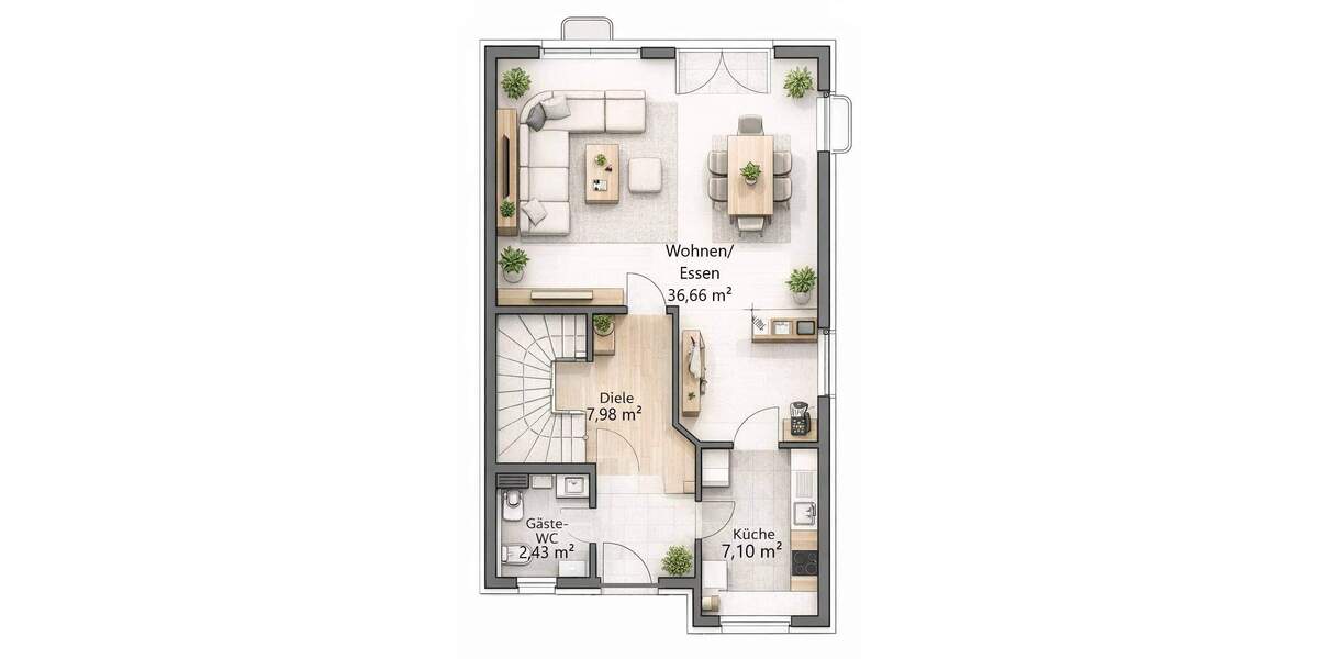 Doppelhaushälfte Solingen Solingen-Mitte - 5 Zimmer, 147 m&sup2;, 450.000&euro; | Angebot:25689680