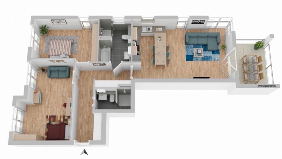 Etagenwohnung Remscheid Remscheid-Süd - 4 Zimmer, 105 m&sup2;, 499.000&euro; | Angebot:26639421