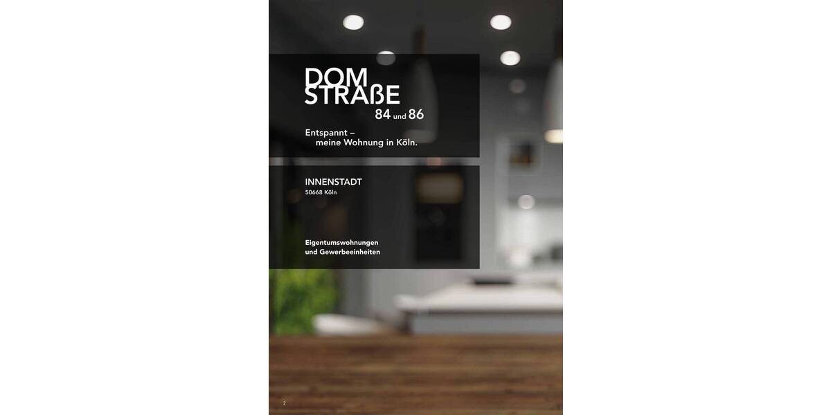 Gewerbeobjekt Köln Altstadt-Nord - 2 Zimmer, 266.825&euro; | Angebot:25815374