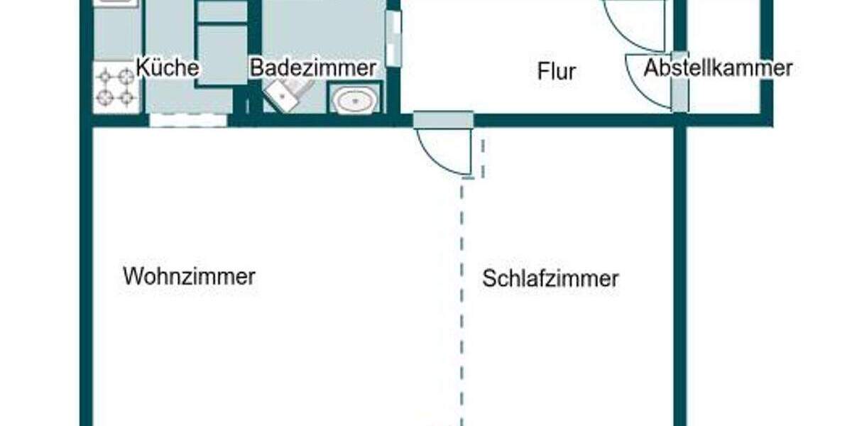Einfamilienhaus Düsseldorf Unterbach - 1 Zimmer, 185.000&euro; | Angebot:25654567