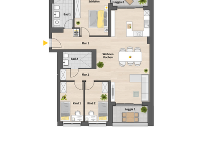 Wohnung Ehrenfeld Ehrenfeld - 4 Zimmer, 112 m&sup2;, 835.900&euro; | Angebot:24975166