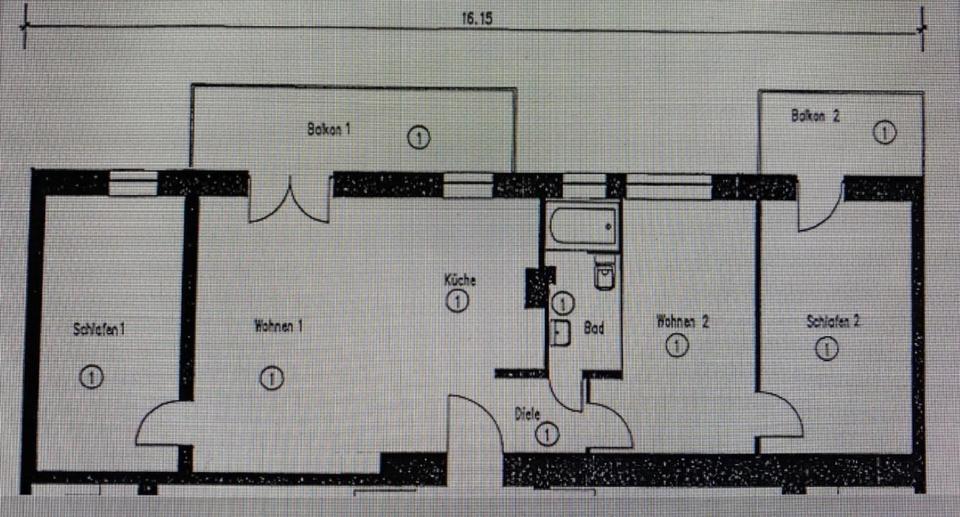 Etagenwohnung Köln Rodenkirchen - 3 Zimmer, 75 m&sup2;, 475.000&euro; | Angebot:25402454