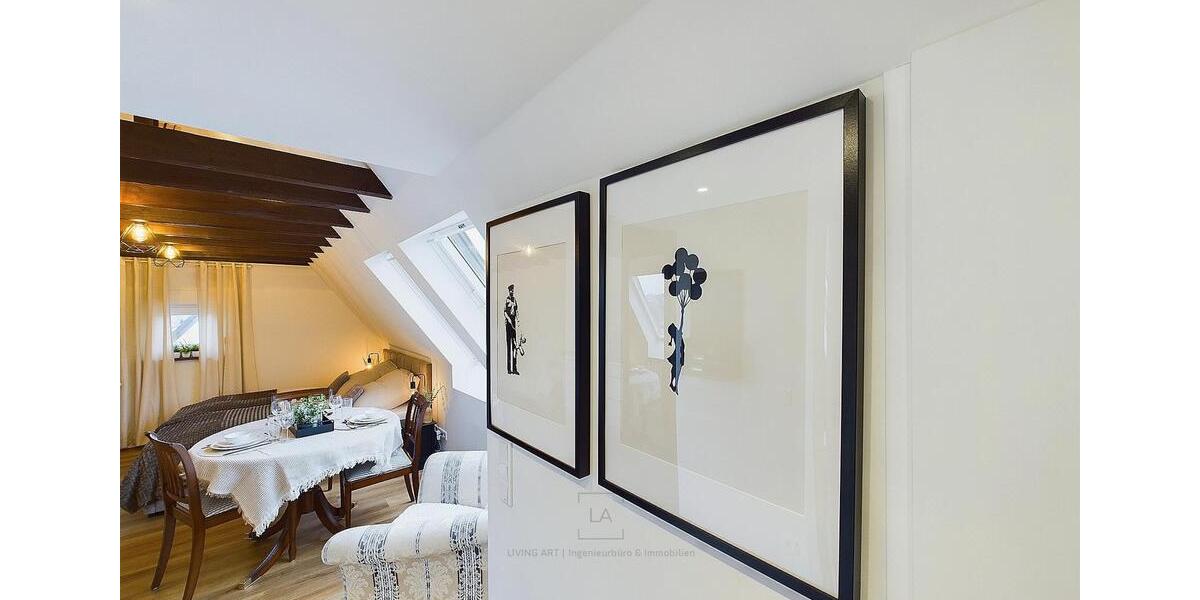 Dachgeschoßwohnung Leverkusen Schlebusch - 1.5 Zimmer, 35 m&sup2;, 550&euro; | Angebot:25843017