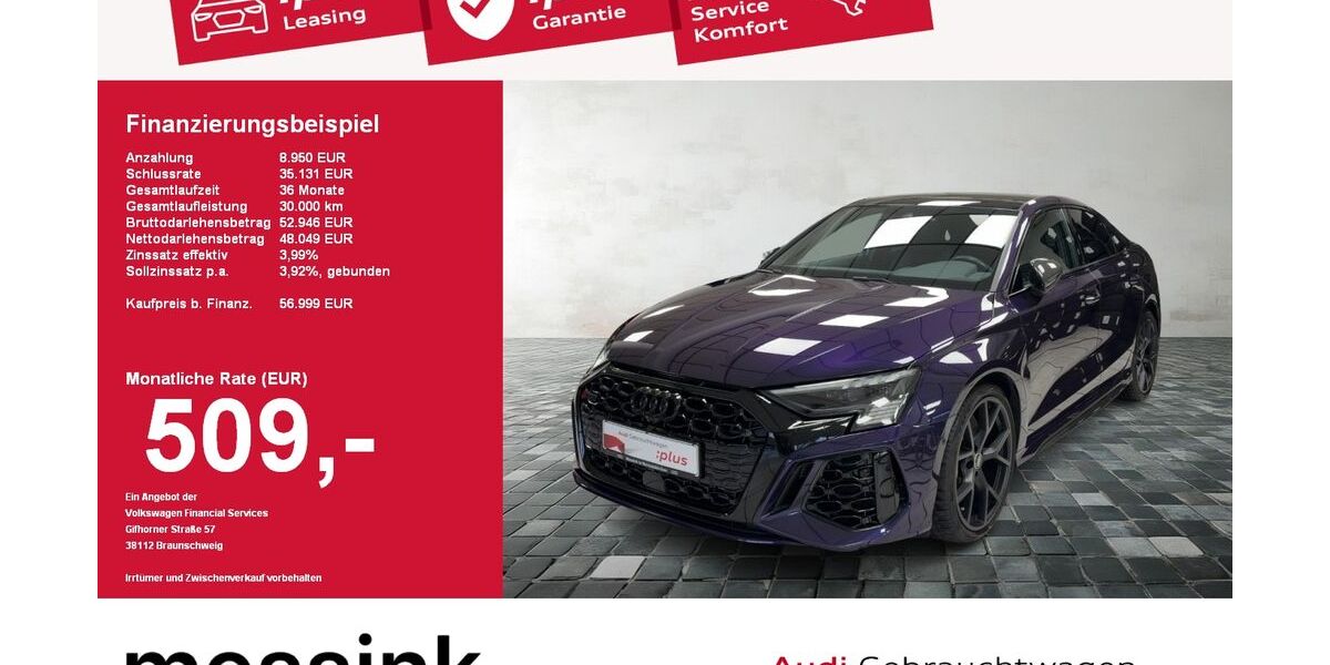 Audi RS3 19.971 km 56.999 &euro; Wermelskirchen 42929