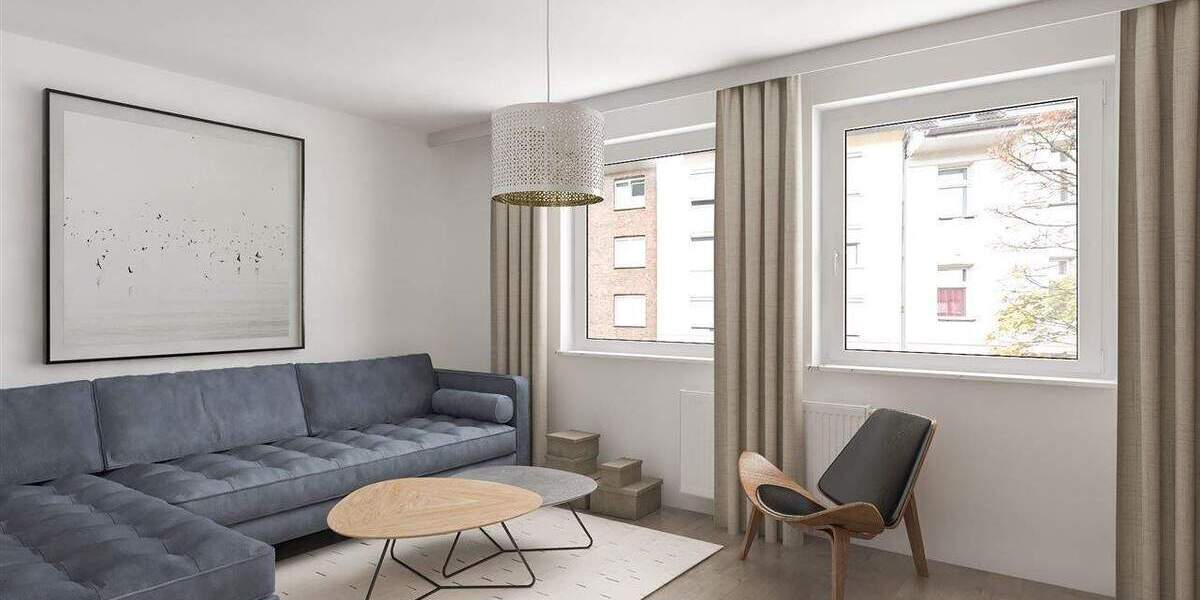 Etagenwohnung Neuss Barbaraviertel - 2 Zimmer, 145.000&euro; | Angebot:25899090