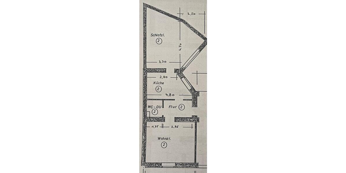 Erdgeschoßwohnung Düsseldorf Heerdt - 2 Zimmer, 70 m&sup2;, 1.100&euro; | Angebot:26567448