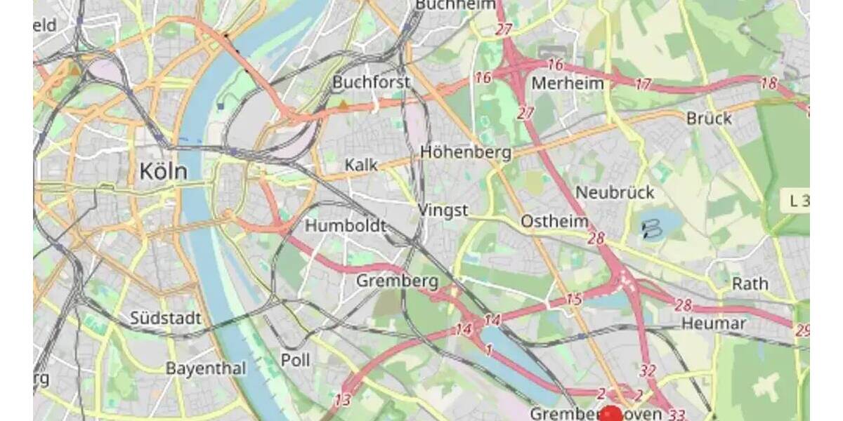 Etagenwohnung Köln Gremberghoven - 2 Zimmer, 62 m&sup2;, 199.000&euro; | Angebot:25703126