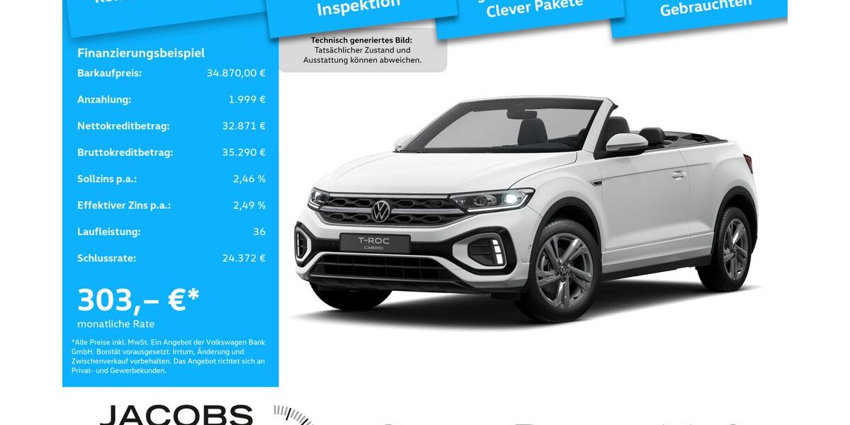 VW T-Roc 11.763 km 34.740 &euro; Bergheim 50126