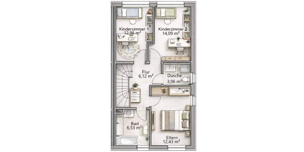 Doppelhaushälfte Solingen Solingen-Mitte - 5 Zimmer, 147 m&sup2;, 450.000&euro; | Angebot:25689680