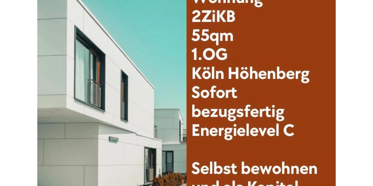 Etagenwohnung Köln Mülheim - 2 Zimmer, 55 m&sup2;, 277.000&euro; | Angebot:25426071