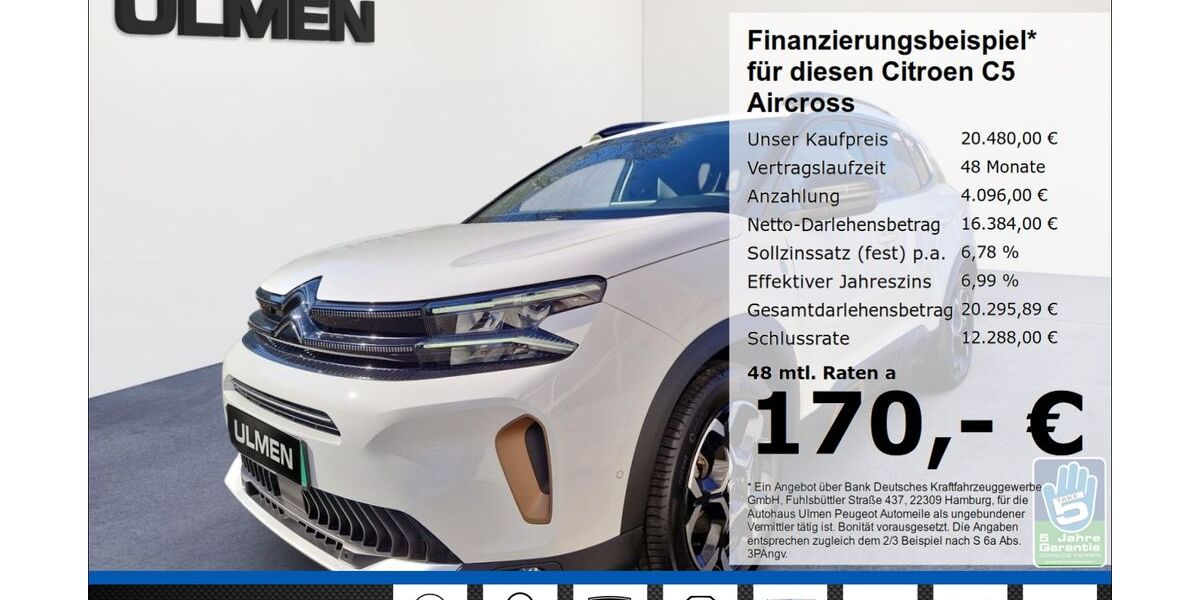 Citroen C5 Aircross 23.230 km 20.480 &euro; Düsseldorf 40233