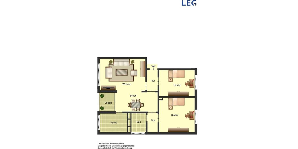Erdgeschoßwohnung Monheim am Rhein - 4 Zimmer, 81 m&sup2;, 974&euro; | Angebot:26702992